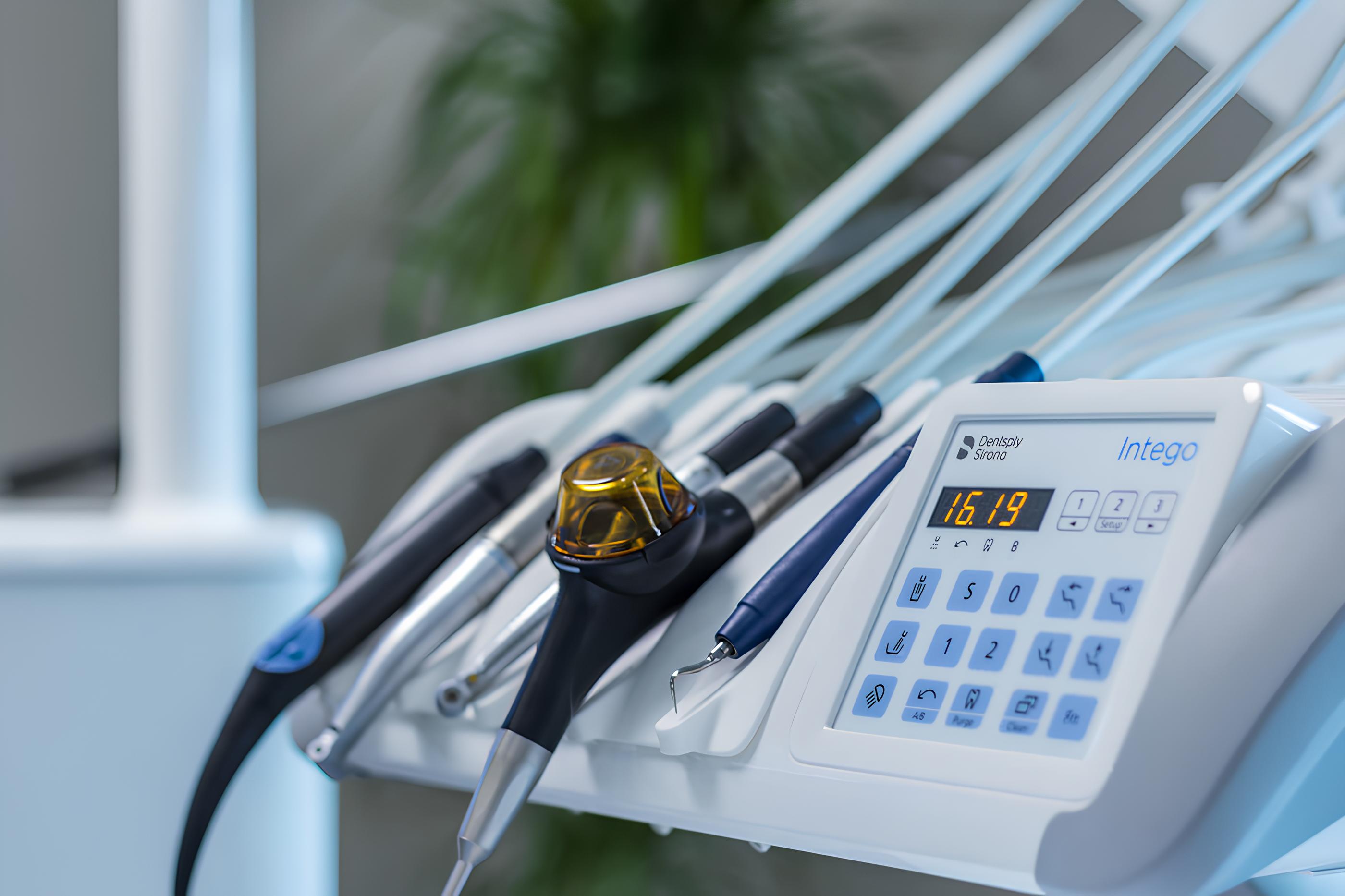 Advanced dental technology and equipment in a modern clinic
